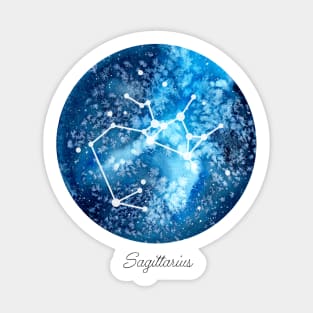 Sagittarius Constellation | Star Sign | Watercolor Sticker